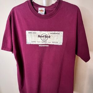 Vintage Hard Rock Cafe Red T-Shirt